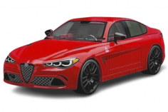 COBI Klemmbausteine Autos Alfa Romeo Gulia Quadrifoglio Rot - 90 Teile