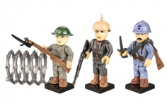 COBI Klemmbausteine Figuren Set WW1 Soldaten - 35 Teile