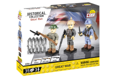 COBI Klemmbausteine Figuren Set WW1 Soldaten - 35 Teile