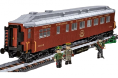 COBI Klemmbausteine Dampflokomotive Personen Wagen 1940 Compiegne - 2001 Teile