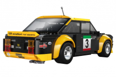 CaDA Klemmbausteine Auto Fiat Abarth 131 RC Set RTR mit Fernsteuerung oder via APP und Antriebsset - 216 Teile