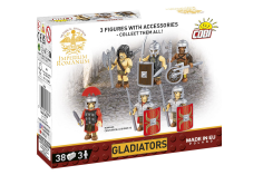 COBI Klemmbausteine Römische Gladiatoren Figuren und Ausrüstung - 38 Teile