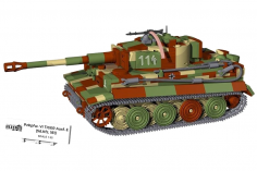 COBI Klemmbausteine Panzer Tiger VI - 870 Teile