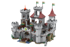 KiddiCraft Klemmbausteine Ritterburg - 1656 Teile