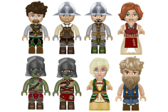KiddiCraft Klemmbausteine Ritterburg - 1656 Teile
