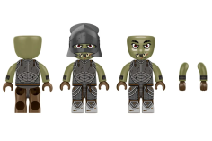 KiddiCraft Klemmbausteine Waldläuferhütte - 331 Teile