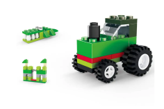 Wange Klemmbausteine Basic Construction Traktor - 64 Teile