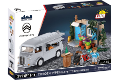 COBI Klemmbausteine Autos Citroen Type H Boulangerie - 397 Teile