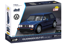 COBI Klemmbausteine Autos VW Golf GTI Blau 1976 - 68 Teile