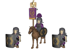 COBI Klemmbausteine Prätorianergarde Figuren und Ausrüstung - 47 Teile