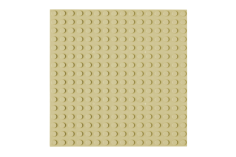 STS Grundplatte Sand Unterbaubar 16x16 Noppen, 12,8cm x 12,8cm