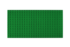STS Grundplatte Grün Unterbaubar 16x32 Noppen, 12,8cm x 25,6cm
