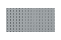 STS Grundplatte Hellgrau Unterbaubar 16x32 Noppen, 12,8cm x 25,6cm