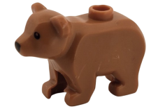 Klemmbausteine Tier Bär in braun