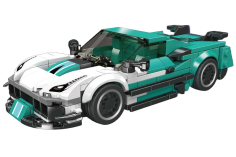 MouldKing Klemmbausteine Sportwagen F8XX - 412 Teile mit stapelbarer Displaybox/Sammelbox 19,5x9,5x8,5cm