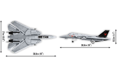 COBI Klemmbausteine Flugzeuge Top Gun Grumman F-14 Tomcat - 869 Teile