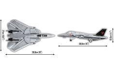 COBI Klemmbausteine Flugzeuge Top Gun Grumman F-14 Tomcat - 869 Teile