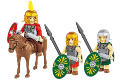 COBI Klemmbausteine Figuren Set Römische Auxiliartruppen - 45 Teile