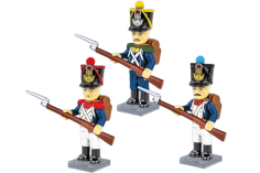 COBI Klemmbausteine Figuren Set Französische Soldaten - 41 Teile