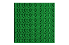 STS Grundplatte Grün Unterbaubar 16x16 Noppen, 12,8cm x 12,8cm