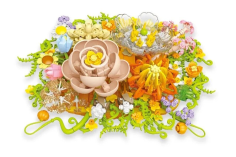 Jie Star Klemmbausteine Blumen Dream Chaser Elf - 965 Teile