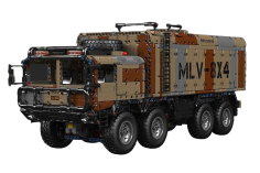 MouldKing Klemmbausteine Auto 8x4 Raketenfahrzeug mit RC Set - 3594 Teile