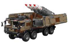 MouldKing Klemmbausteine Auto 8x4 Raketenfahrzeug mit RC Set - 3594 Teile