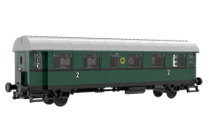 Stoneheap Klemmbausteine 2in1 Personenwagen BI-29 oder Gepäckwagen PWI-29 - 984 Teile