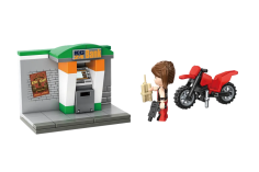 Kiddicraft Klemmbausteine Geldautomaten Raub - 116 Teile