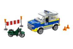 Kiddicraft Klemmbausteine Verkehrskontrolle - 258 Teile