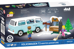 COBI Klemmbausteine Auto Volkswagen Winter Adventure - 189 Teile