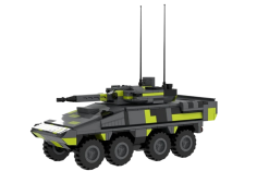 Stoneheap Klemmbausteine Panzer Rheinmetall Boxer Lance 2 - 667 Teile