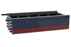 Stoneheap Klemmbausteine Containerschiff Verlängerung - 575 Teile