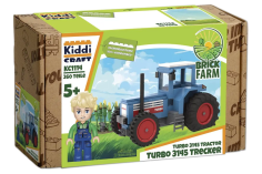 KiddiCraft Klemmbausteine Turbo 3145 Trecker - 260 Teile